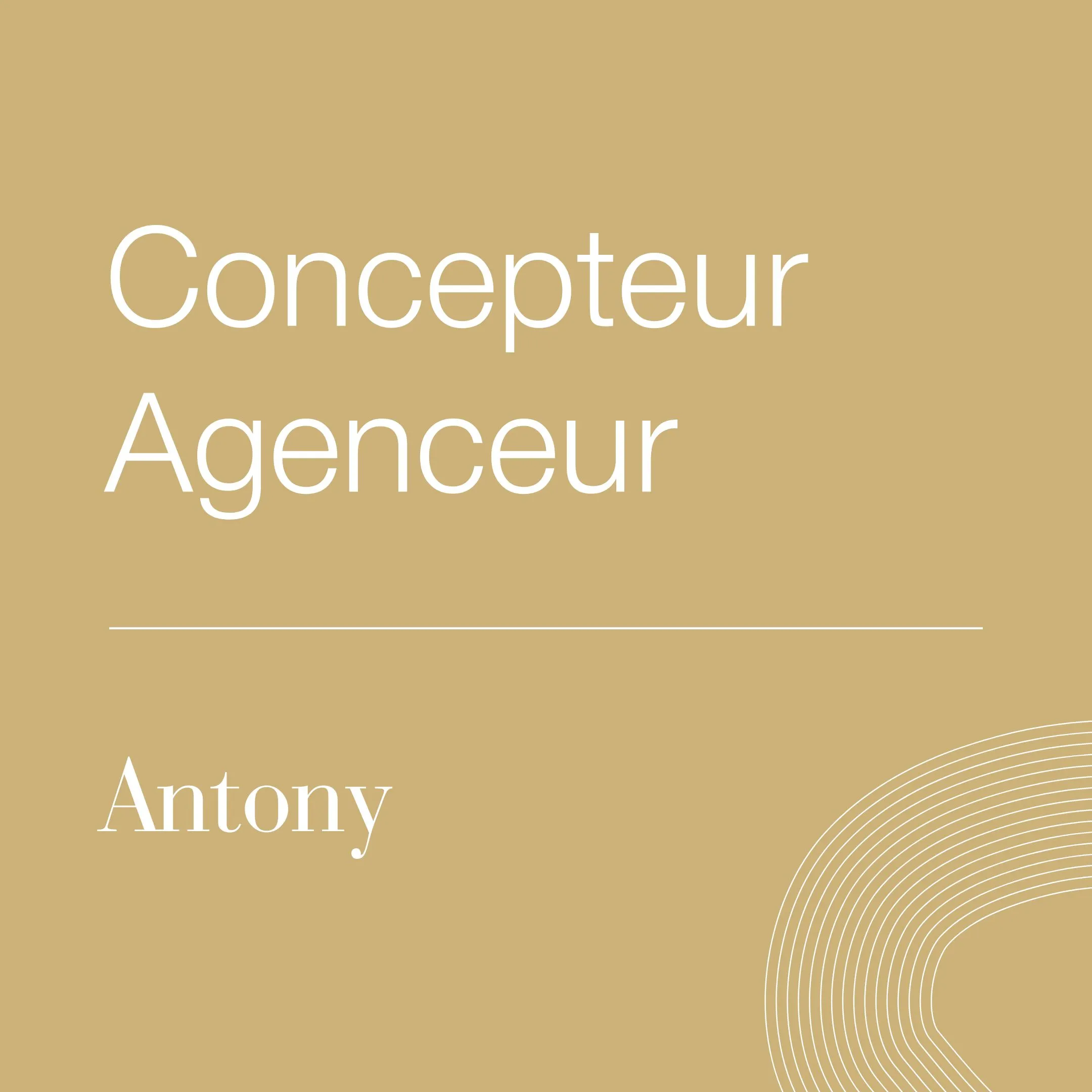 Concepteur-Agenceur-Antony